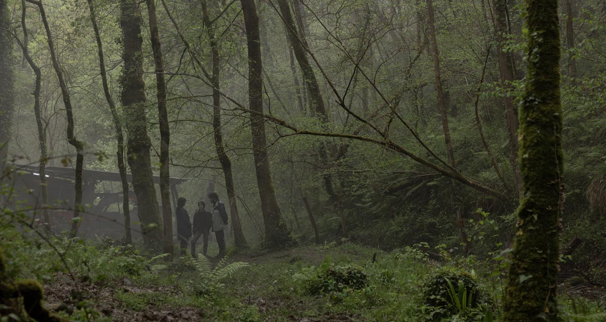 Un fantasma en la batalla Netflix bosque